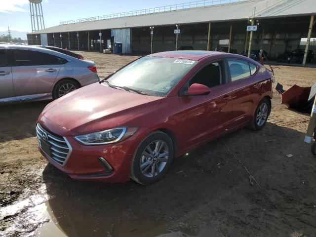 hyundai elantra 2017 kmhd84lfxhu327717