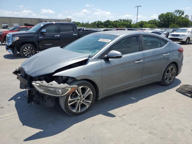 hyundai elantra 2017 kmhd84lfxhu328897