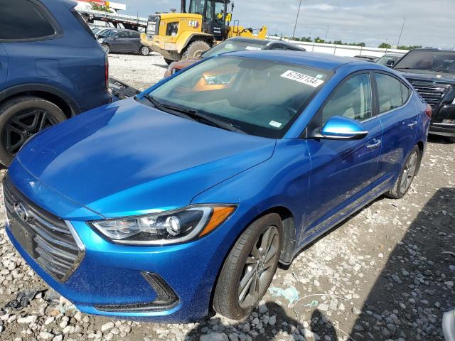 hyundai elantra 2017 kmhd84lfxhu339625