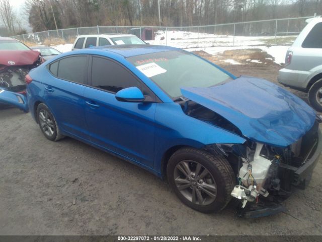 hyundai elantra 2017 kmhd84lfxhu363231