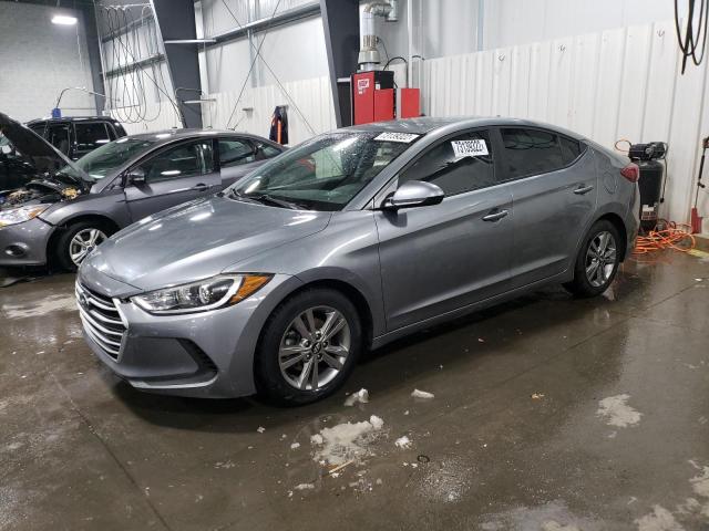 hyundai elantra 2017 kmhd84lfxhu396956