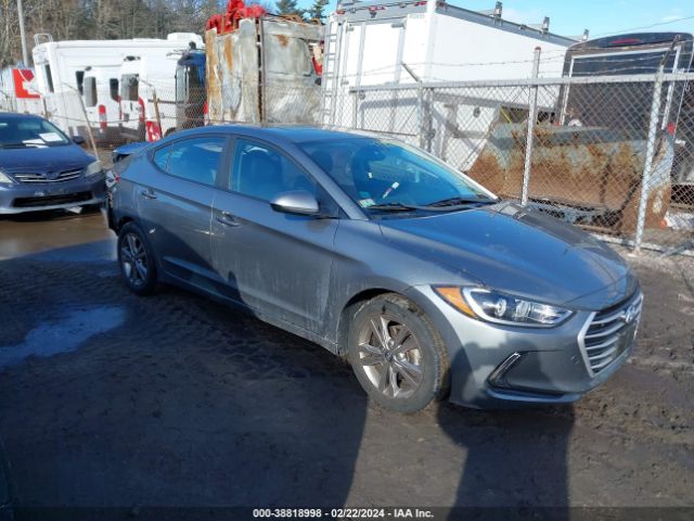 hyundai elantra 2018 kmhd84lfxju443408