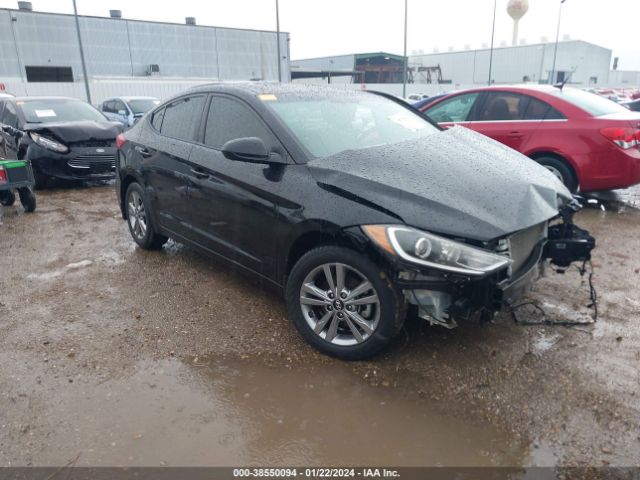 hyundai elantra 2018 kmhd84lfxju490941