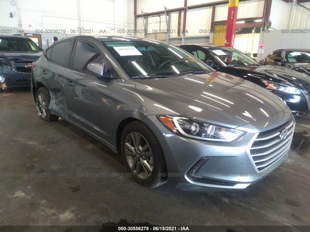 hyundai elantra 2018 kmhd84lfxju595978