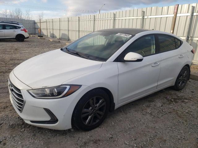 hyundai elantra se 2018 kmhd84lfxju621477