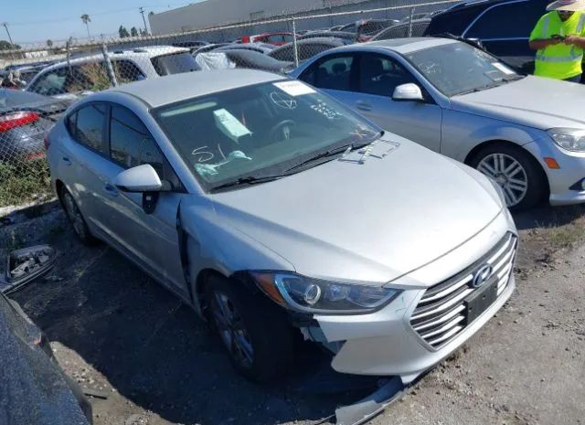 hyundai elantra 2018 kmhd84lfxju646136