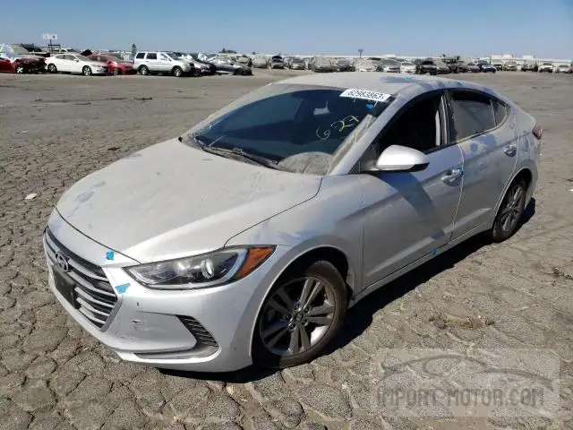 hyundai elantra 2018 kmhd84lfxju654303