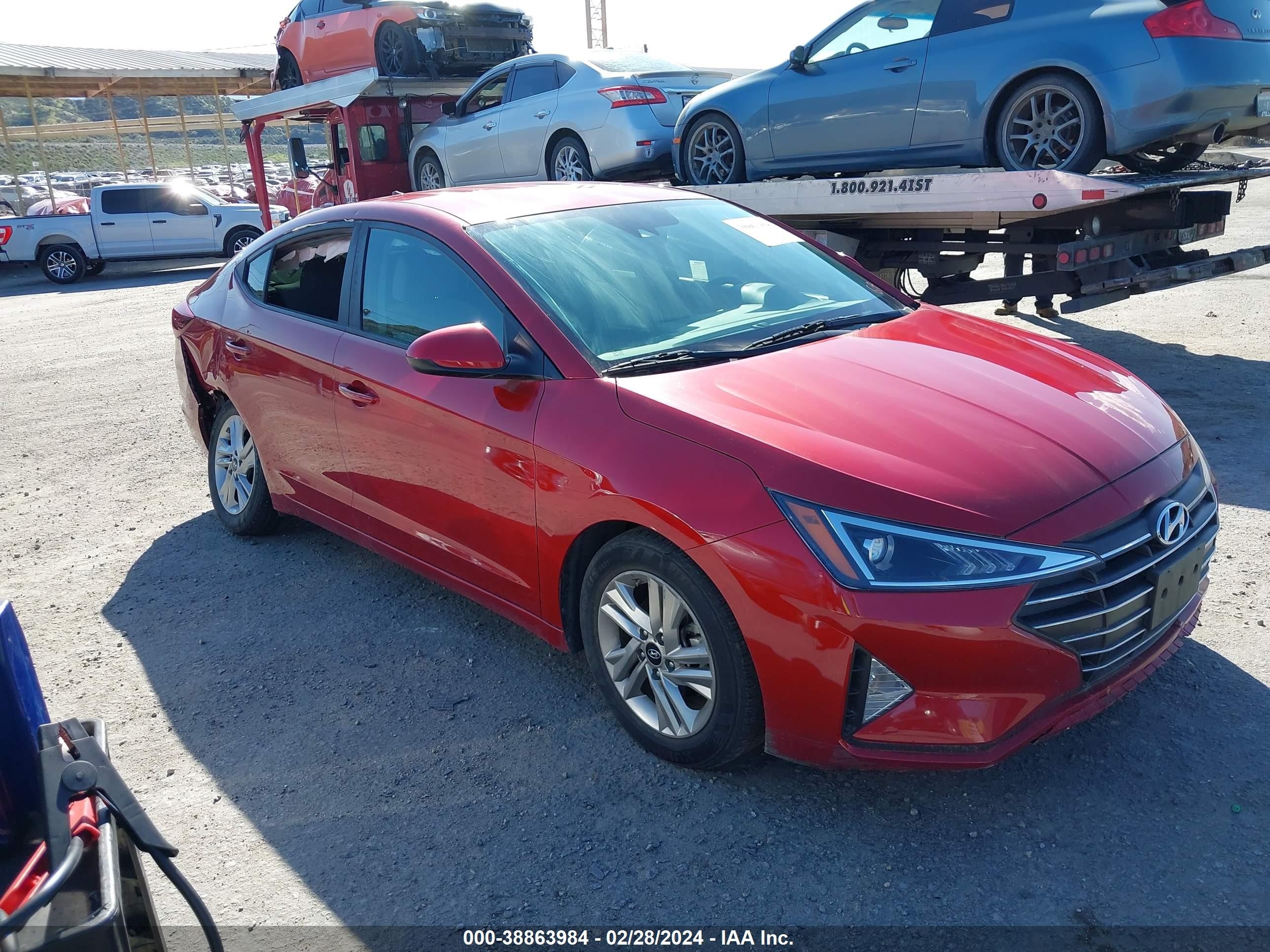 hyundai elantra 2020 kmhd84lfxlu905078