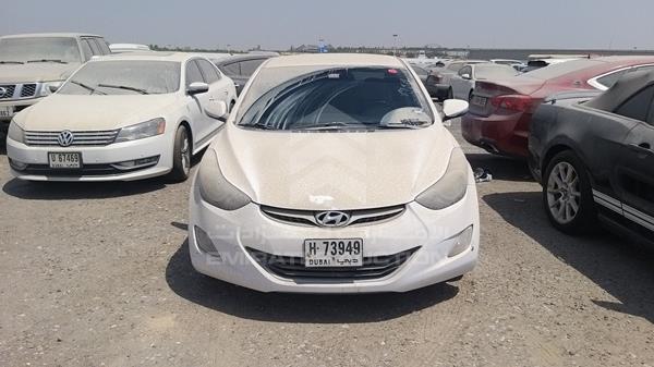 hyundai elantra 2014 kmhdg41c0eu964221