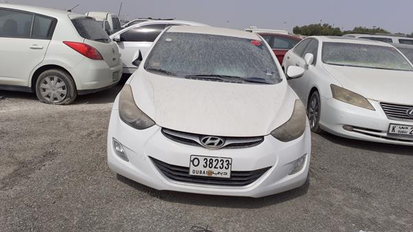 hyundai elantra 2014 kmhdg41c1eu886595