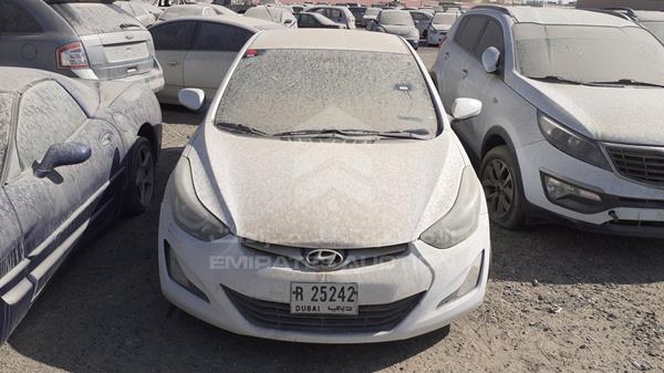 hyundai elantra 2016 kmhdg41c1gu494266