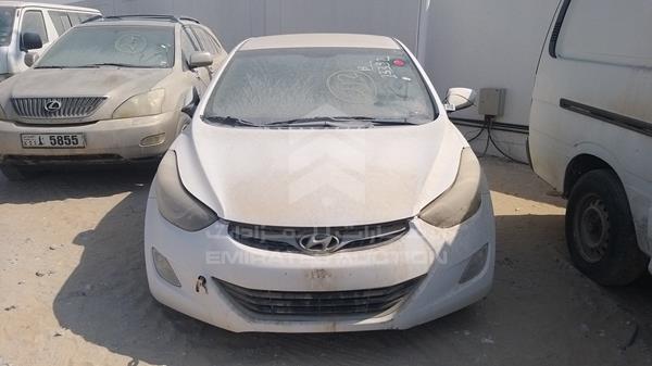 hyundai elantra 2014 kmhdg41c2eu854948