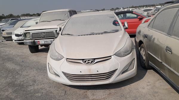 hyundai elantra 2016 kmhdg41c2gu473457