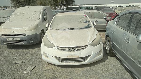 hyundai elantra 2014 kmhdg41c3eu924537