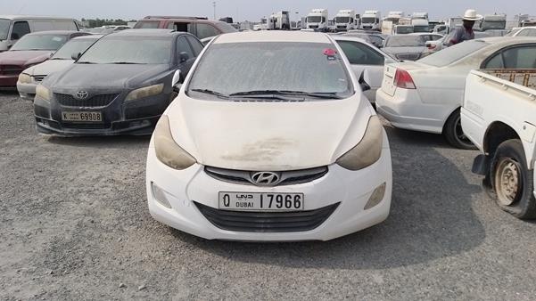 hyundai elantra 2012 kmhdg41c8cu464918