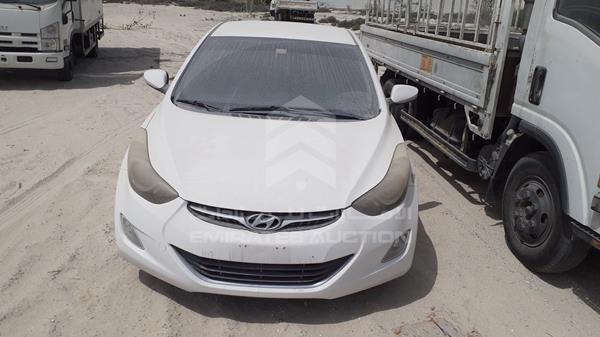 hyundai elantra 2014 kmhdg41cxeu883971