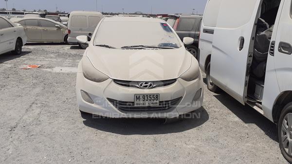 hyundai elantra 2014 kmhdg41cxeu932215