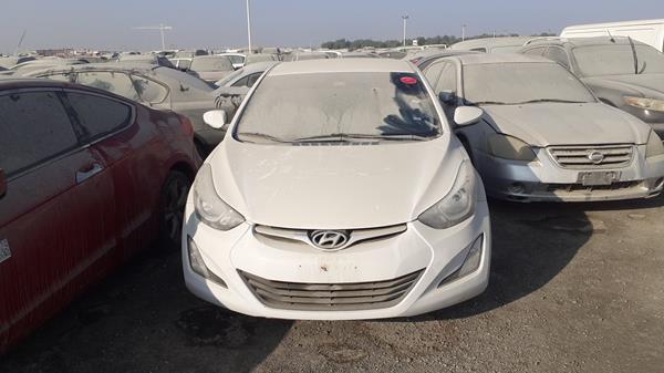 hyundai elantra 2016 kmhdg41cxgu473528