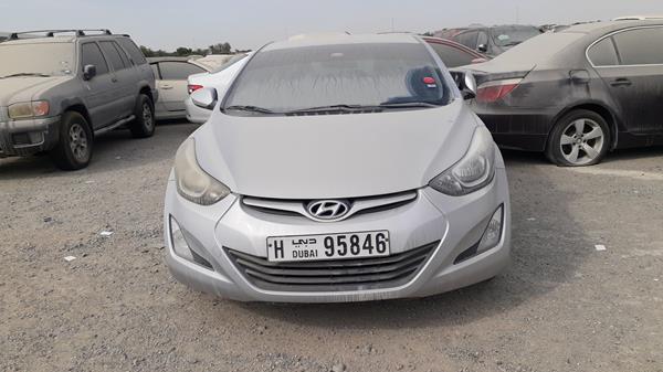 hyundai elantra 2015 kmhdg41e0fu125513