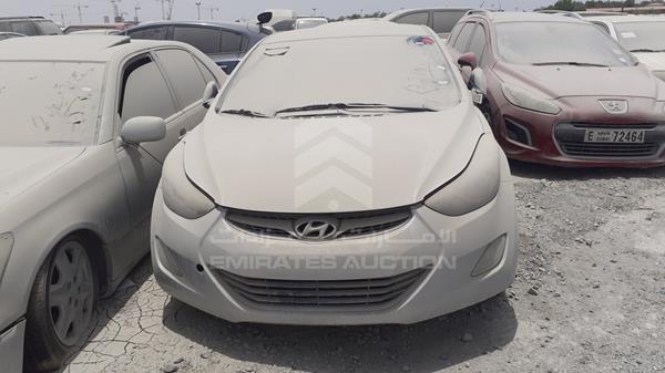 hyundai elantra 2012 kmhdg41e1cu348512