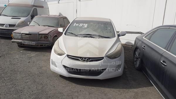 hyundai elantra 2014 kmhdg41e2eu925583