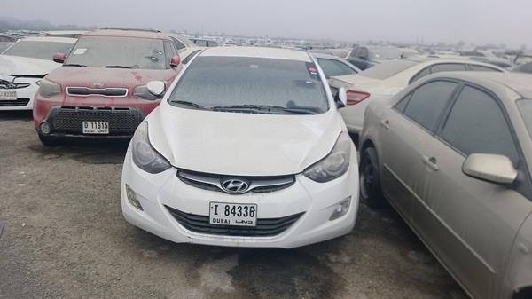 hyundai elantra 2014 kmhdg41e2eu968286