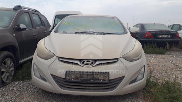 hyundai elantra 2015 kmhdg41e3fu129118