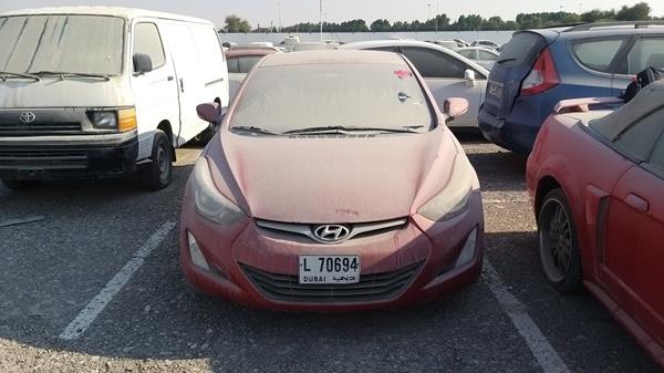 hyundai elantra 2015 kmhdg41e5fu243010