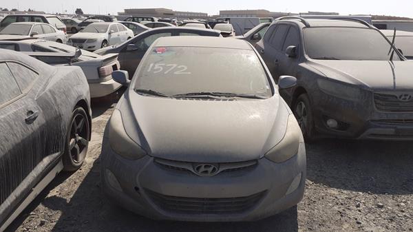 hyundai elantra 2014 kmhdg41e6eu922251