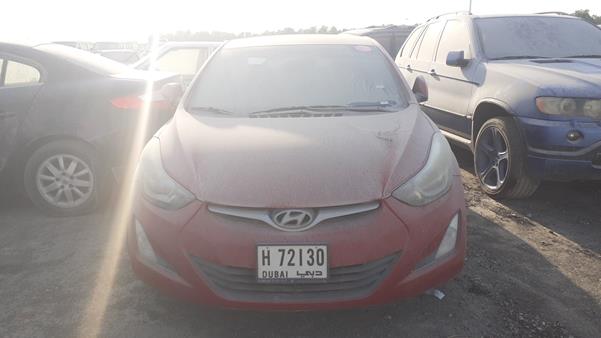 hyundai elantra 2016 kmhdg41e7gu472290