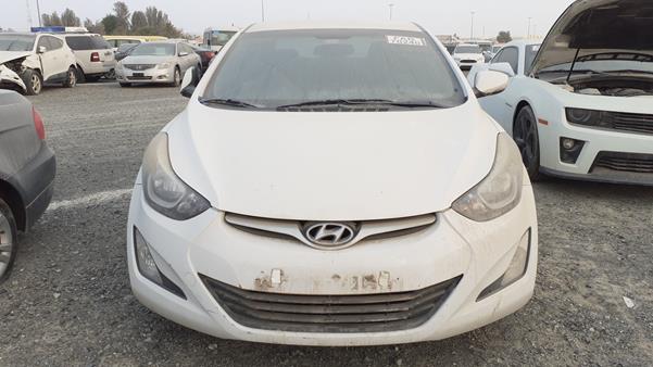 hyundai elantra 2015 kmhdg41e9fu373694