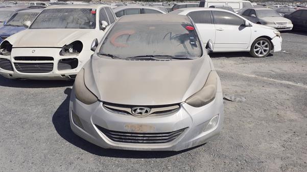 hyundai elantra 2013 kmhdg41exdu635610