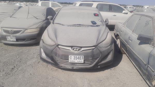 hyundai elantra 2015 kmhdg41exfu334032