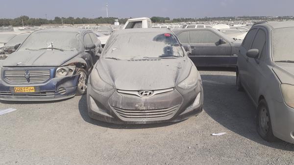 hyundai elantra 2015 kmhdg41exfu373185