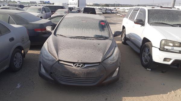 hyundai elantra 2016 kmhdg41exgu456701