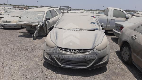 hyundai elantra 2012 kmhdh41e1cu411296