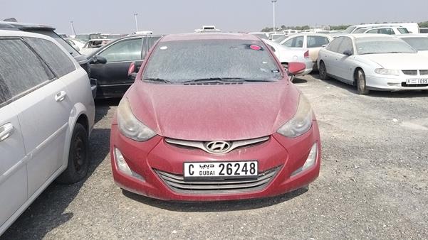 hyundai elantra 2015 kmhdh41exfu277814