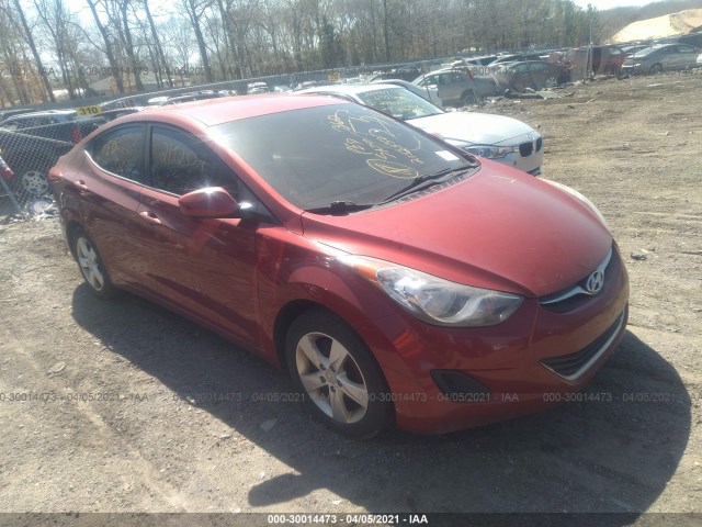 hyundai elantra 2011 kmhdh4ae0bu107861