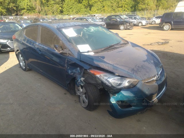 hyundai elantra 2013 kmhdh4ae0du951594