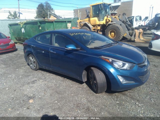 hyundai elantra 2014 kmhdh4ae0eu164579