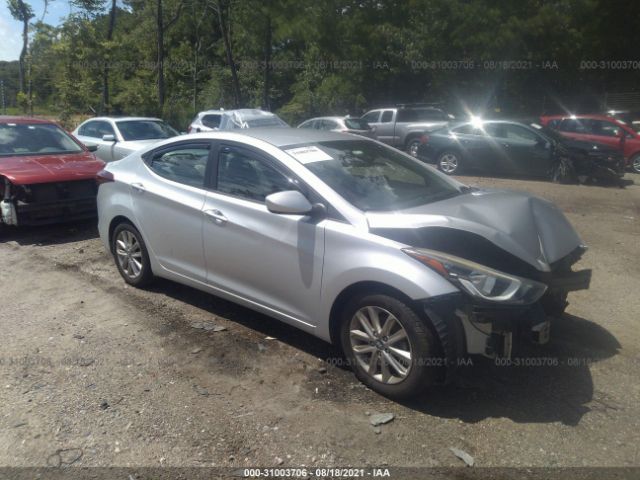 hyundai elantra 2015 kmhdh4ae0fu259547