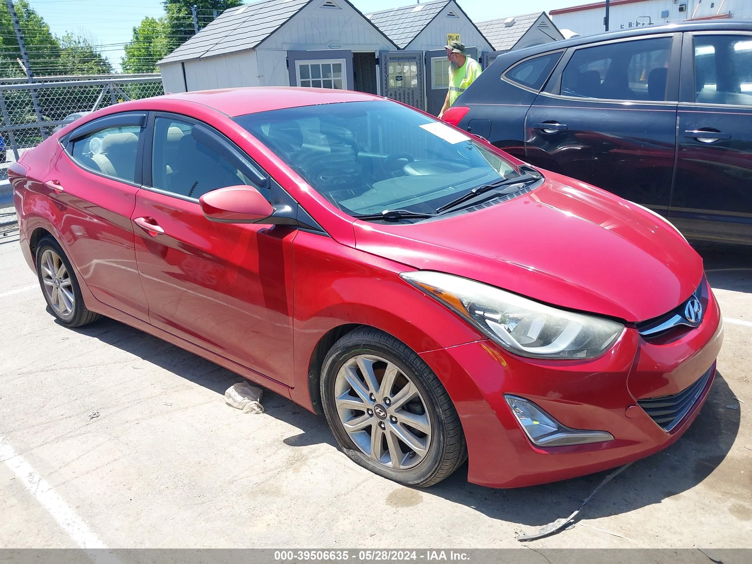 hyundai elantra 2016 kmhdh4ae0gu478686