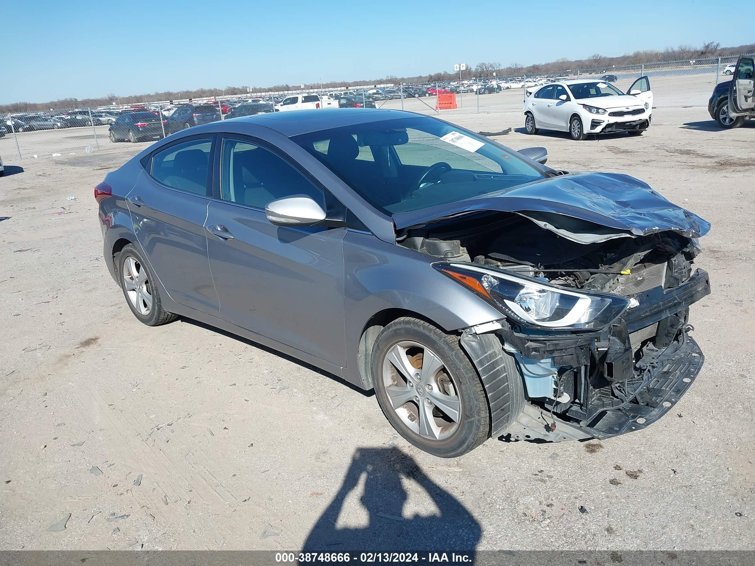 hyundai elantra 2016 kmhdh4ae0gu506308