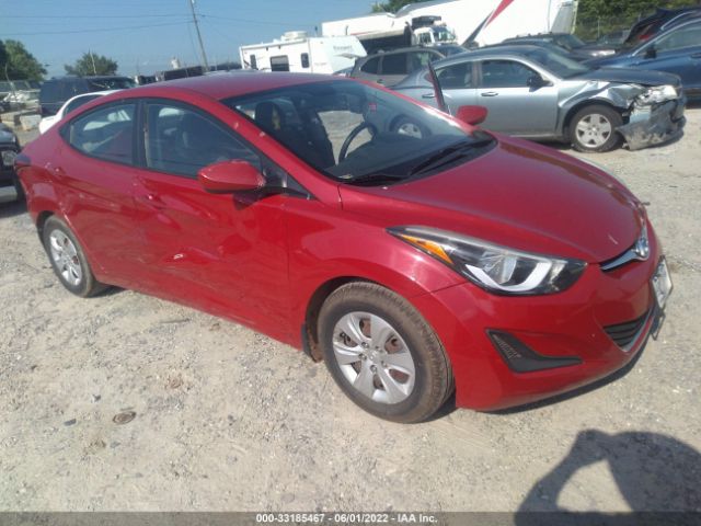 hyundai elantra se 2016 kmhdh4ae0gu515266