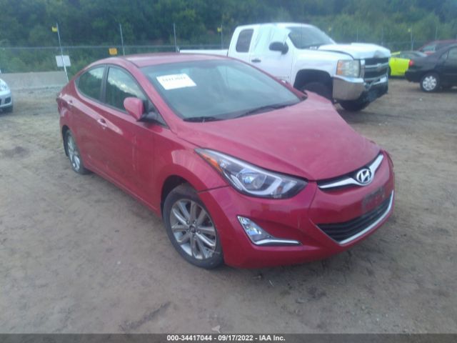 hyundai elantra 2016 kmhdh4ae0gu518622