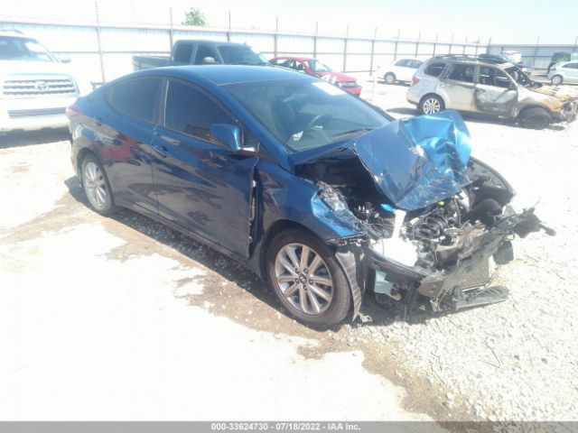 hyundai elantra 2016 kmhdh4ae0gu543911