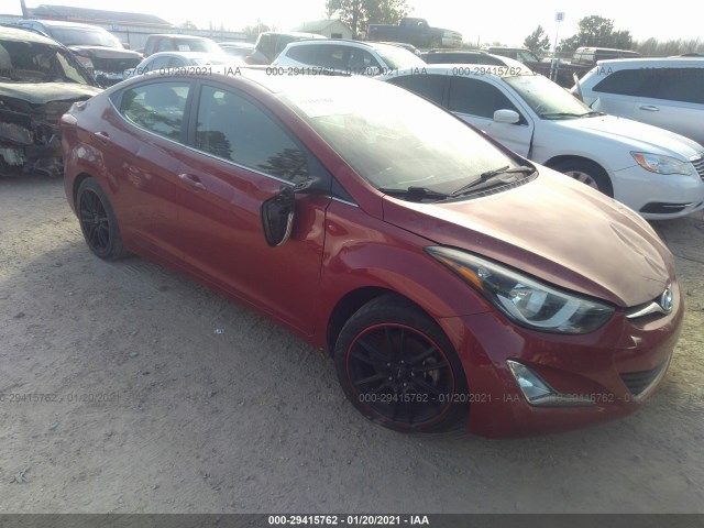 hyundai elantra 2016 kmhdh4ae0gu547778