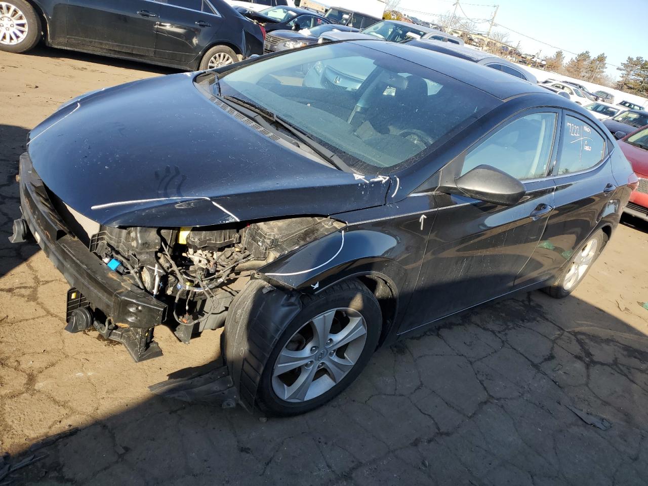 hyundai elantra 2016 kmhdh4ae0gu566587