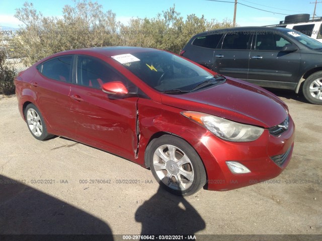 hyundai elantra 2011 kmhdh4ae1bu156275