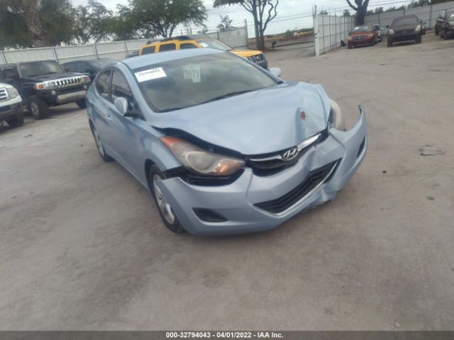 hyundai elantra 2011 kmhdh4ae1bu157376